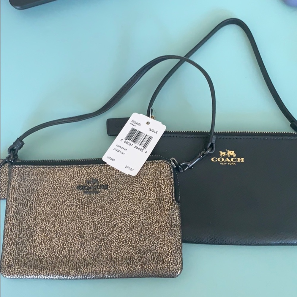 Coach wallet $19 each, specify which color